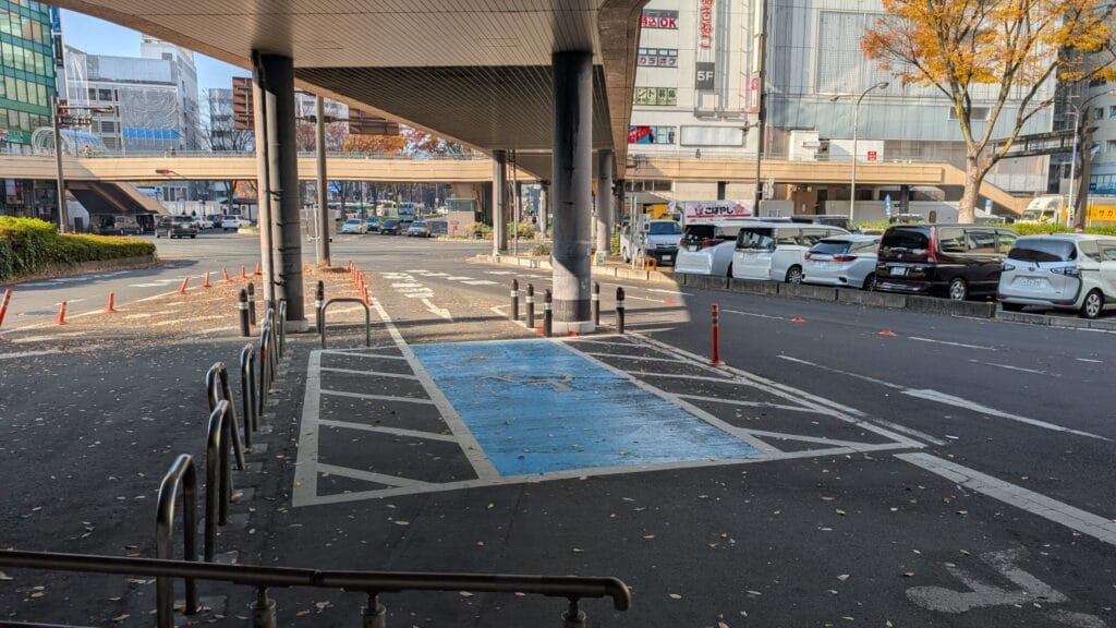 障害のある方等の専用降車場