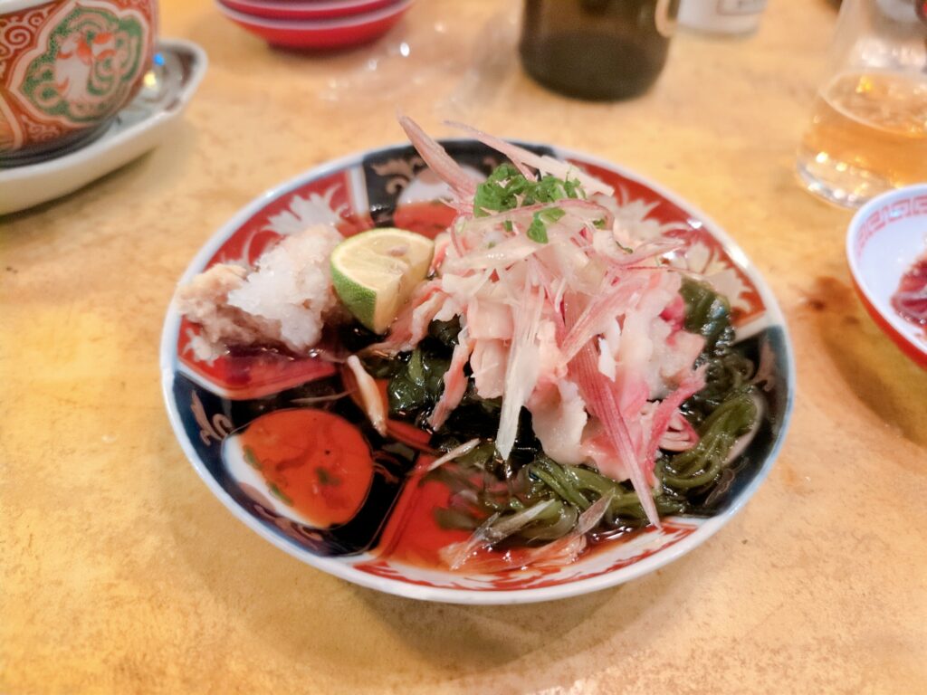 18キッドの貝ポン酢