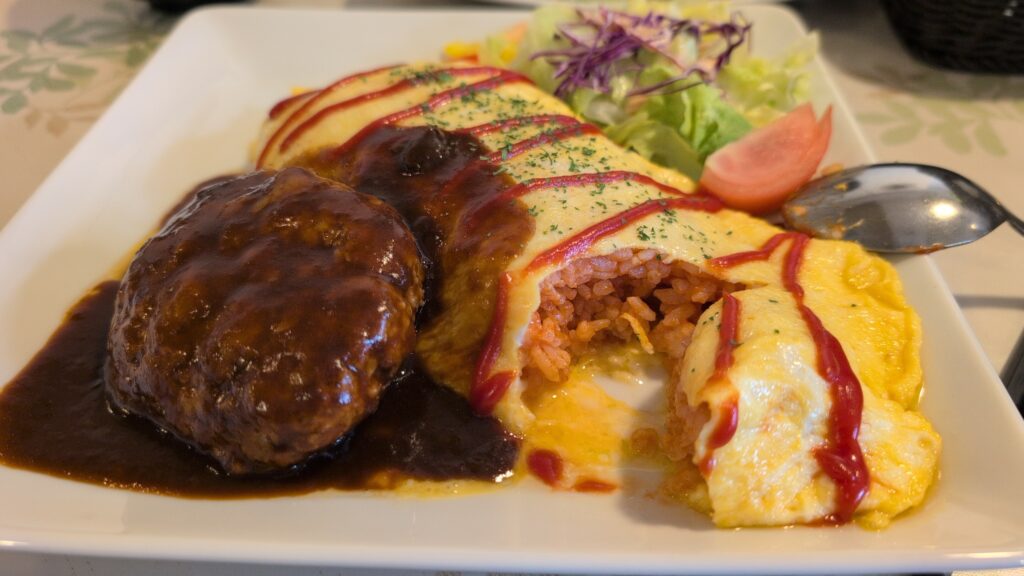 おにおんとまと_オムハンバーグ